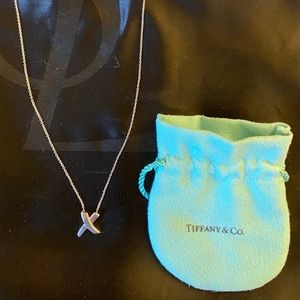 Tiffany and Co  Picasso Graffiti “X” Necklace